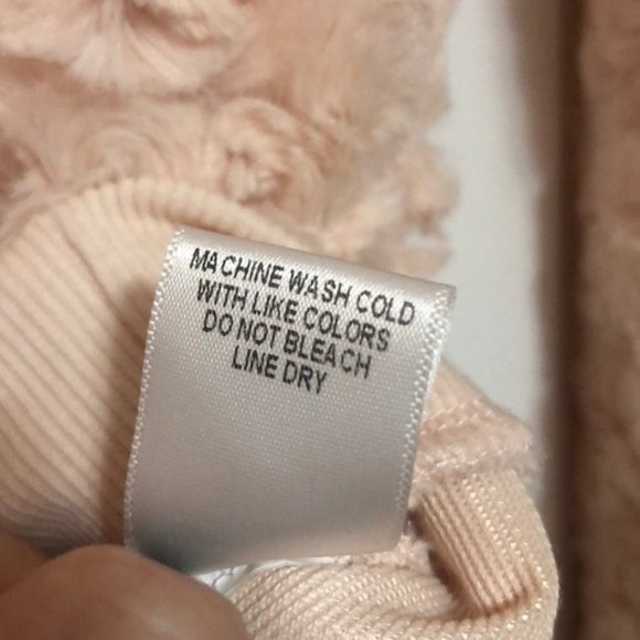 Light Pink Cozy Sweater Soft Rose Pattern Small - Picture 12 of 12